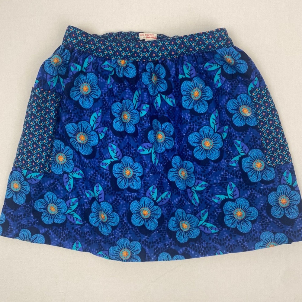 du pareil au même floral skirt size 8